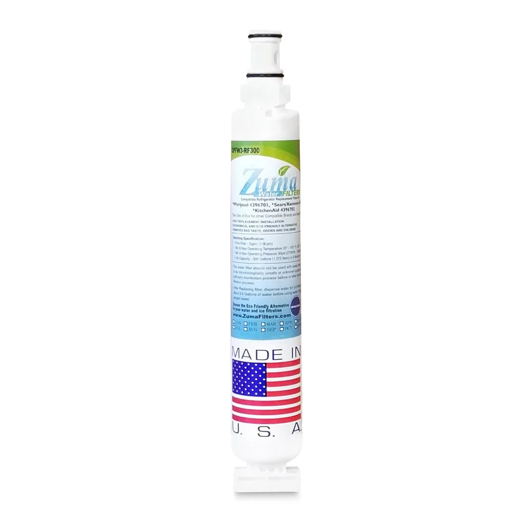 ZUMA Brand , aqua and Ice Filter , Model # OPFW3-RF300 , appropriate with Whirlpool® EFF-6001A - 3593 - Made in U.S.A.