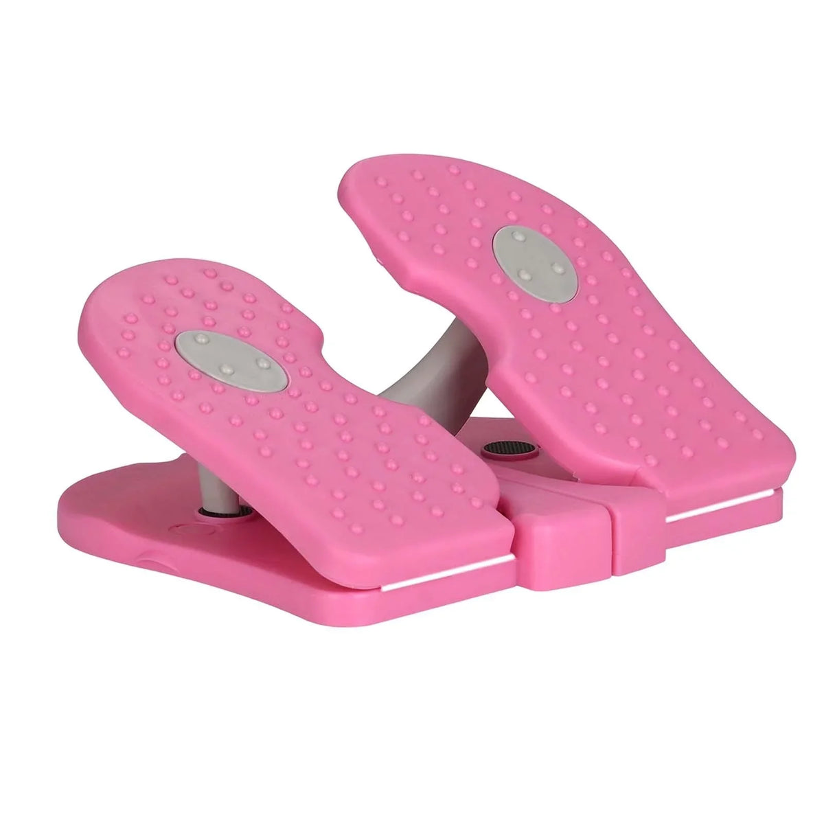 2pcs Folding Stepper, Fitness Stepper, Office Living Room Home Bedroom under Tabletop Climber Training Workouts Foot Machine Pink and Blue