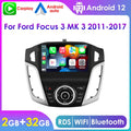 For  Focus 2012 2013 2014 2015 2016 2017 Android 12.0 Wifi 2+32GB Car Stereo Radio Head Unit GPS Navigation RDS Carplay Player