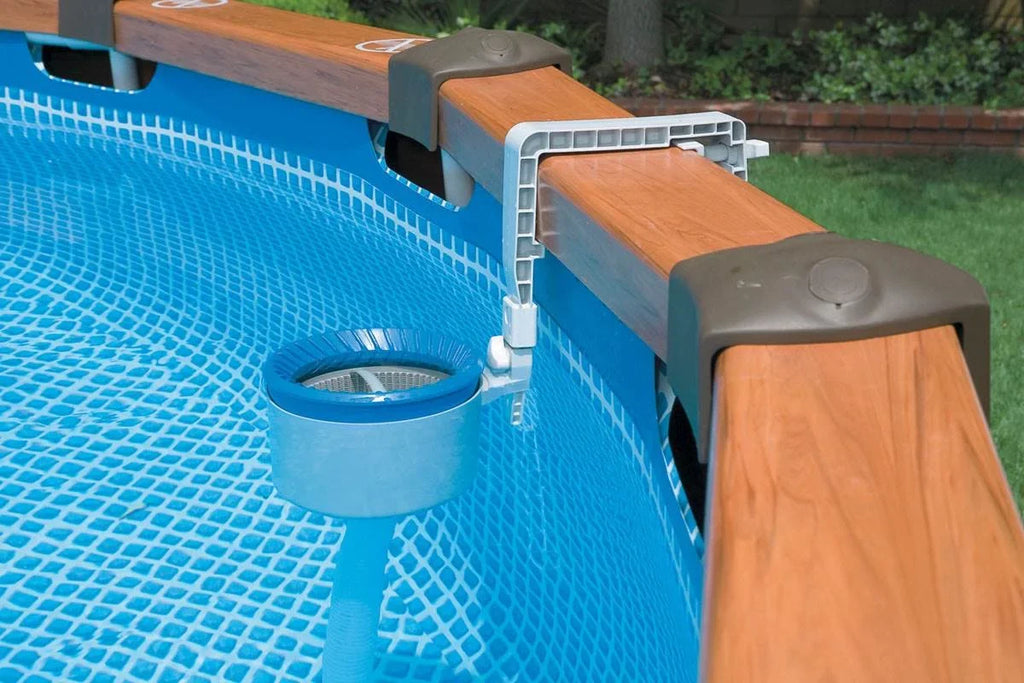 Intex 120V Krystal Clear Saltwater Pool System + Wall Mount Surface Skimmer