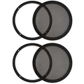 2 Goldwood Sound SG-M8 Heavy Duty Steel Mesh Snap On Woofer Grills for 8" Speakers